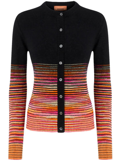Dégradé-Effect Cashmere Cardigan