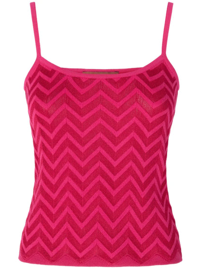 Zigzag-Woven Vest