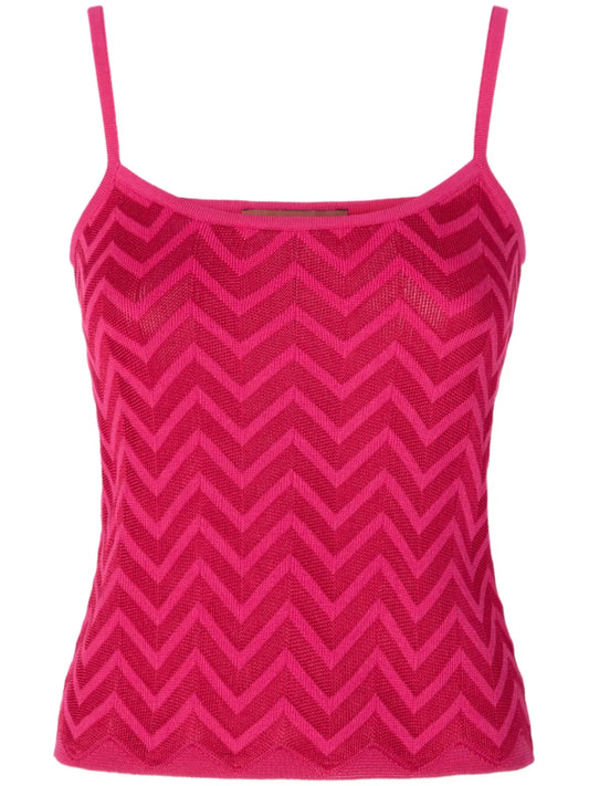 Zigzag-Woven Vest