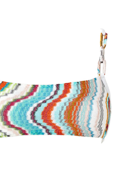 Zigzag-Knit Bikini Set