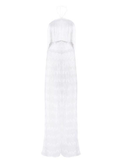 Zigzag Lamé Jumpsuit