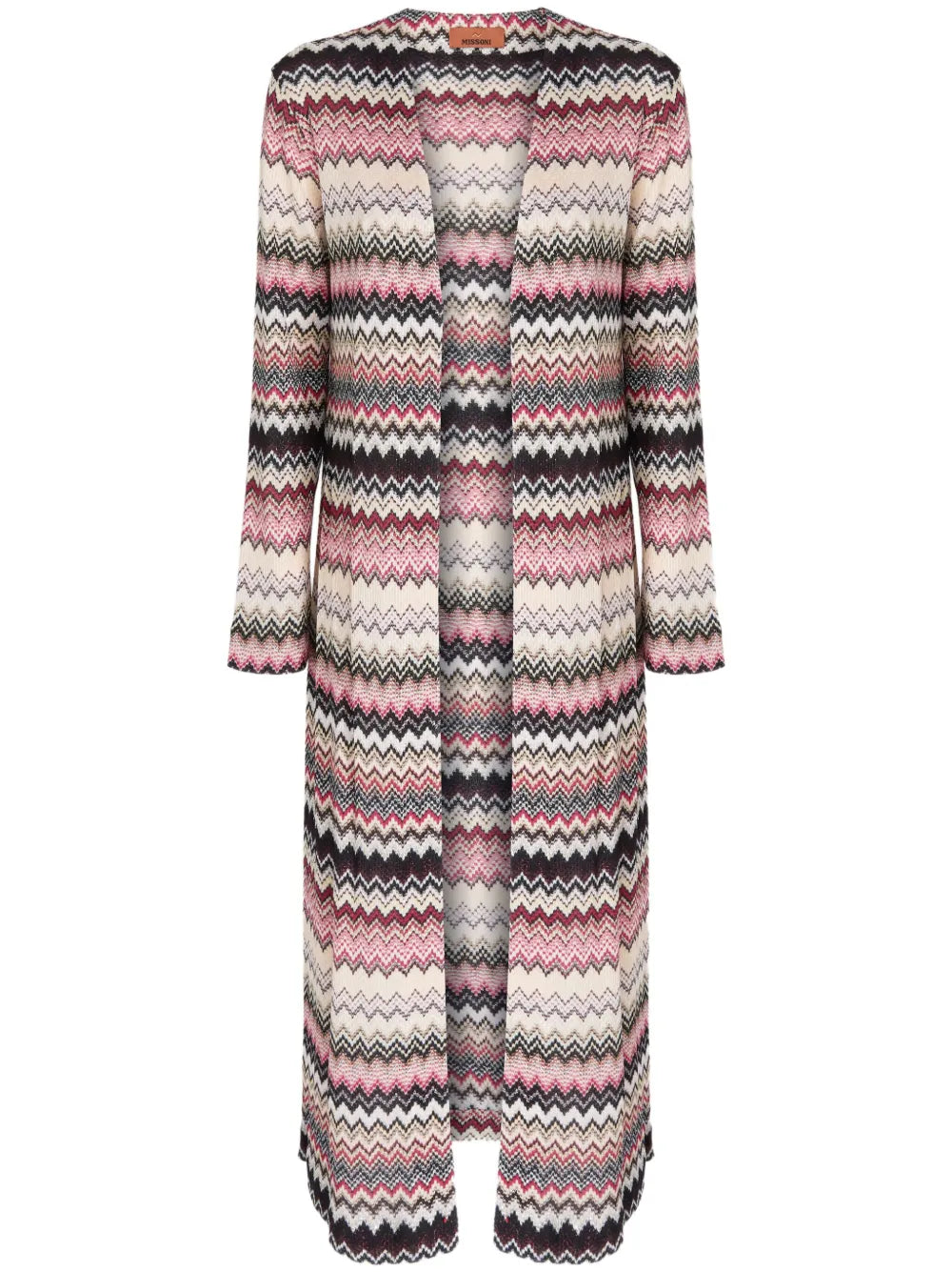 Zigzag Long Cardigan