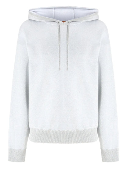 Metallic-Threading Hoodie