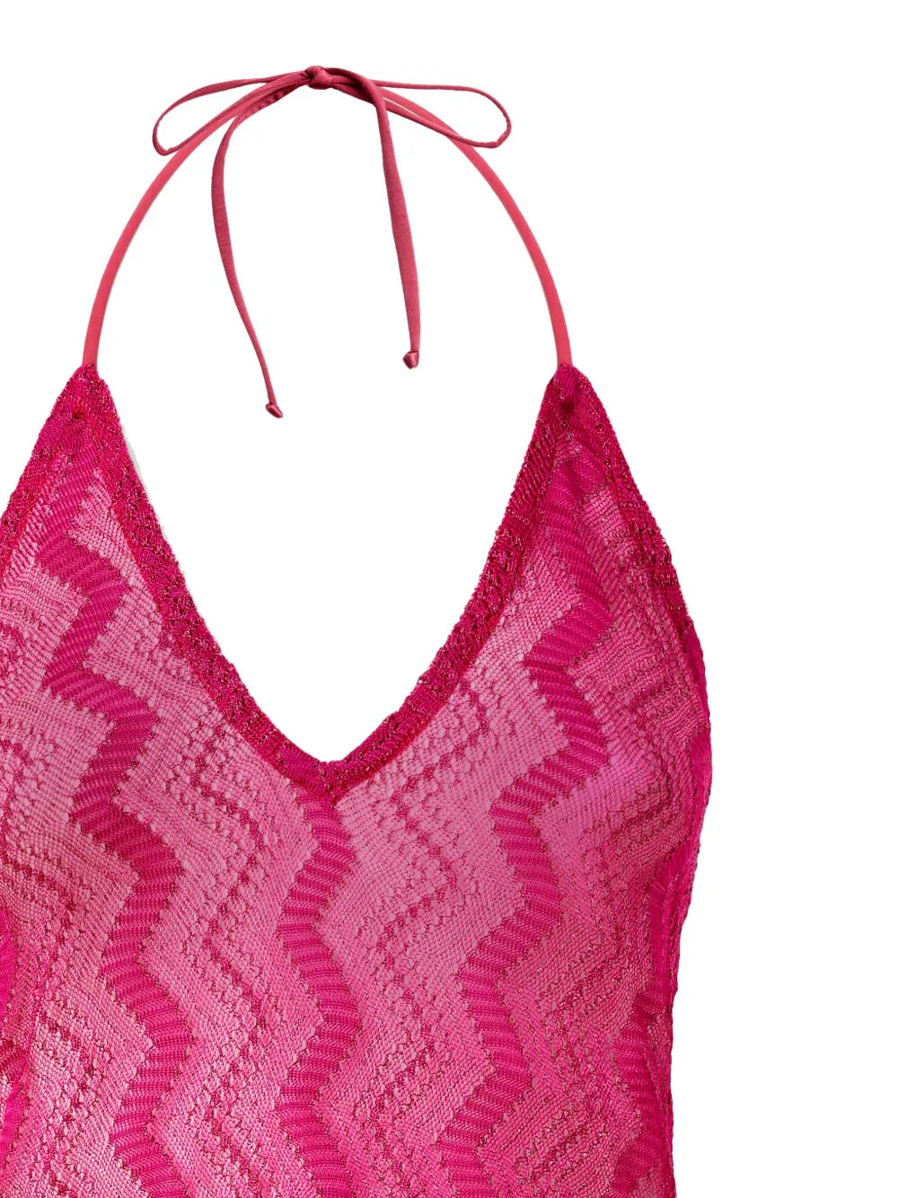Zigzag Fringed Midi Dress