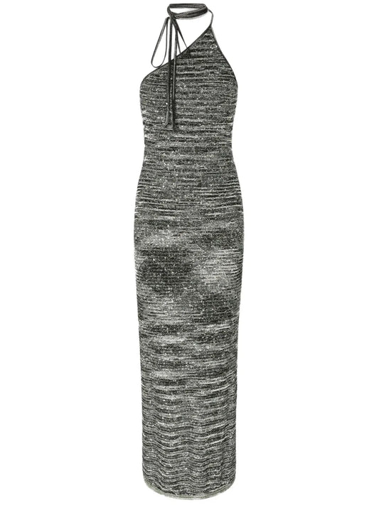 Slub-Knit Maxi Dress