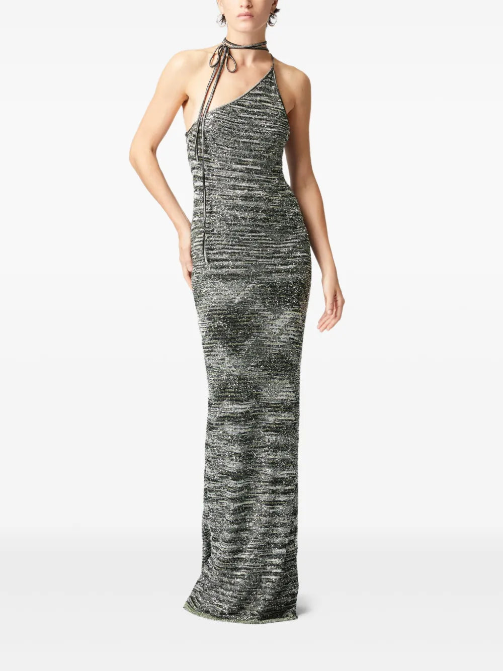 Slub-Knit Maxi Dress