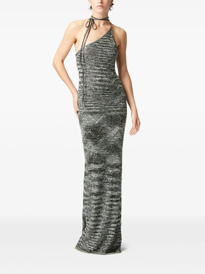 Slub-Knit Maxi Dress