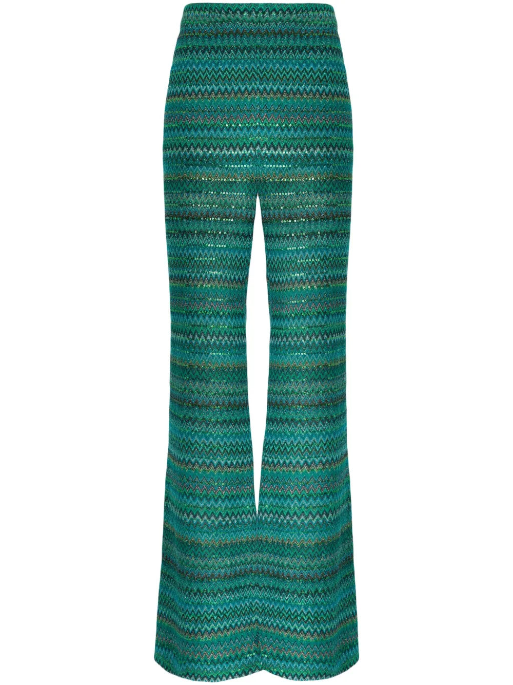 Zigzag Flared Trousers