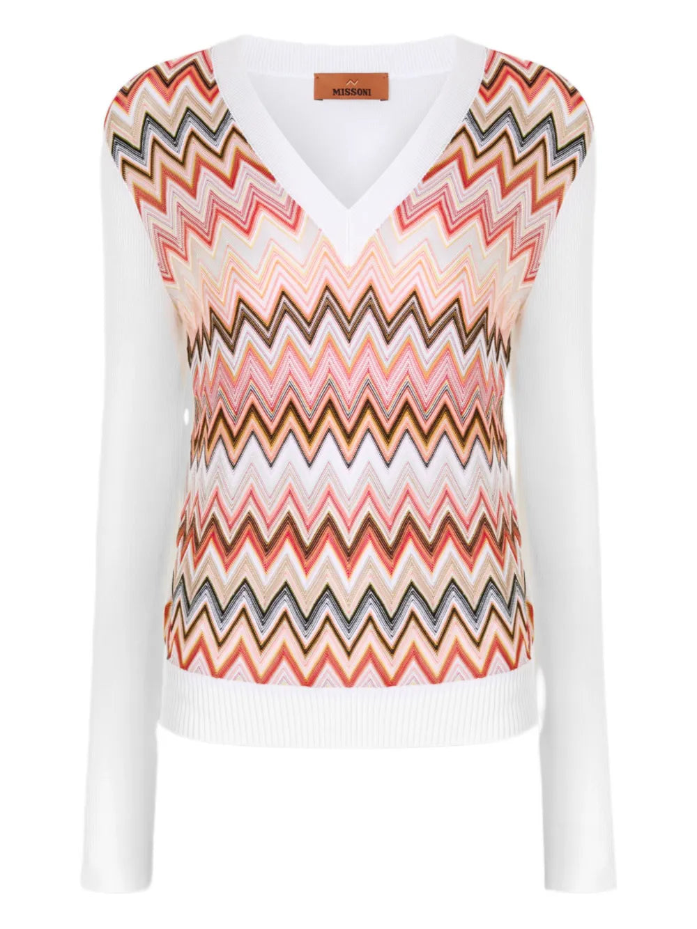 Zigzag-Pattern Sweater