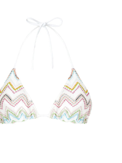 Zigzag-Knit Bikini Set