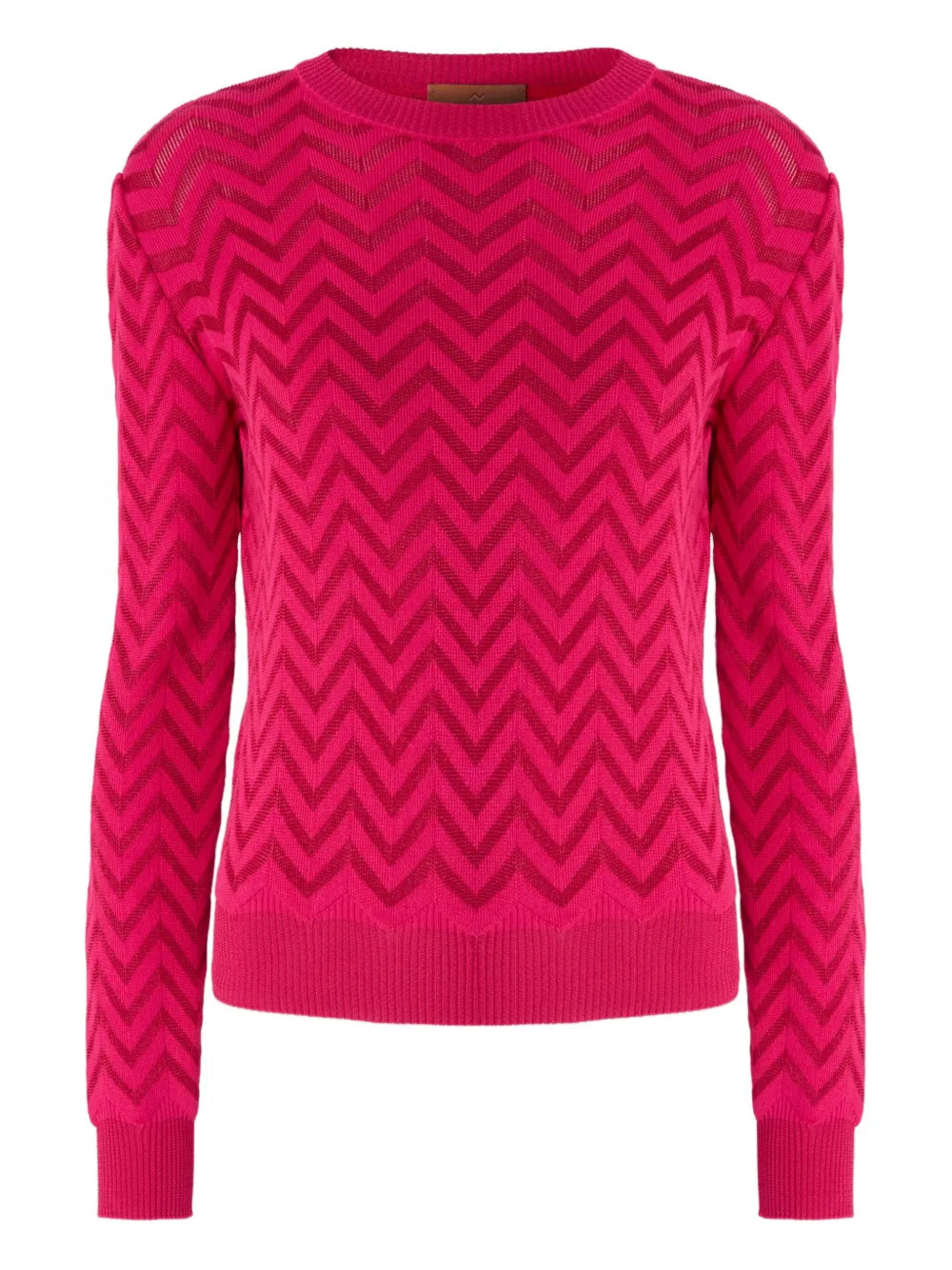 Chevron Crew-Neck Sweater