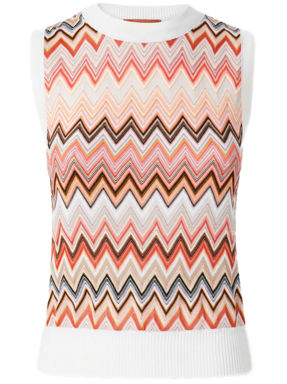 Zigzag-Pattern Tank Top