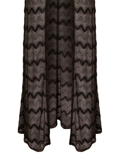 Zigzag Lamé Cover-Up