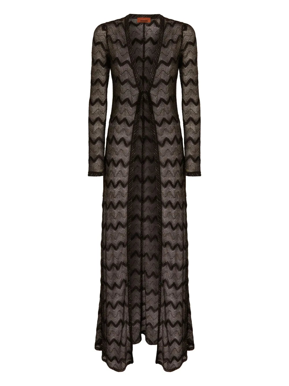 Zigzag Lamé Cover-Up