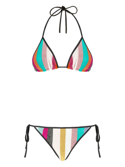 Striped Bikini Set