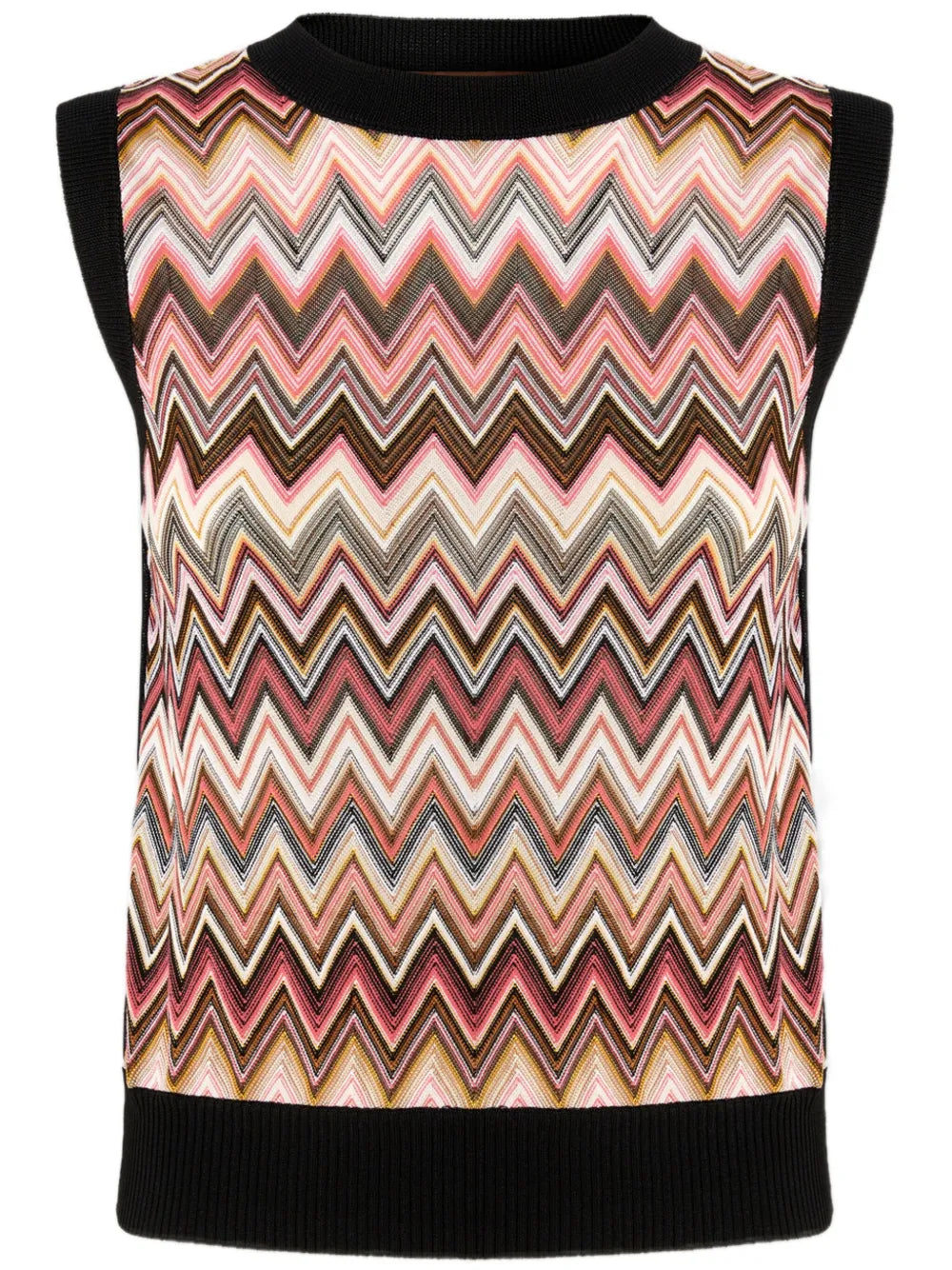 Zigzag-Pattern Tank Top