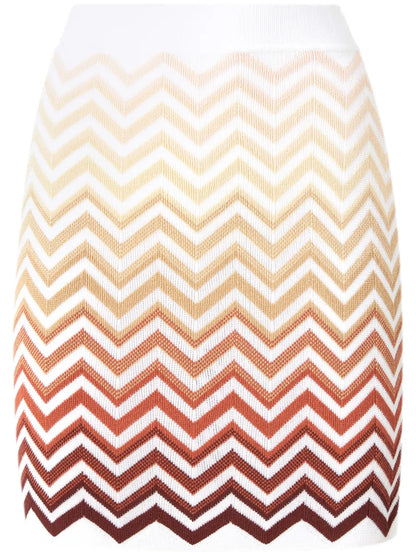 Zigzag Mini Skirt