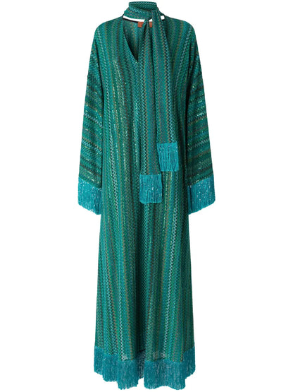Zigzag Kaftan Dress