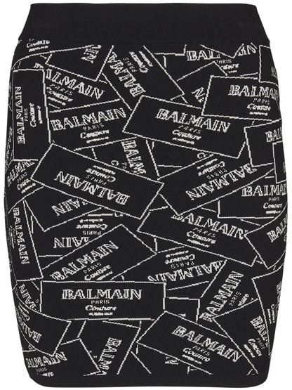 Jacquard-Pattern Skirt
