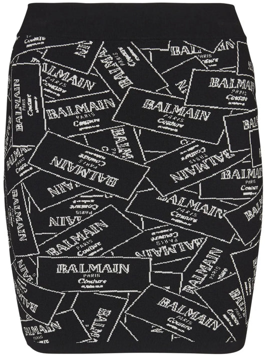 Jacquard-Pattern Skirt