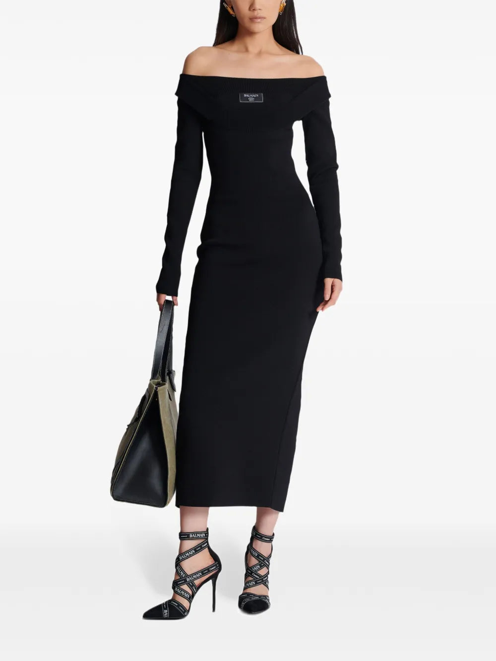 Ribbed-Knit Maxi Dress