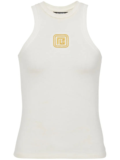 Pb-Embroidered Tank Top