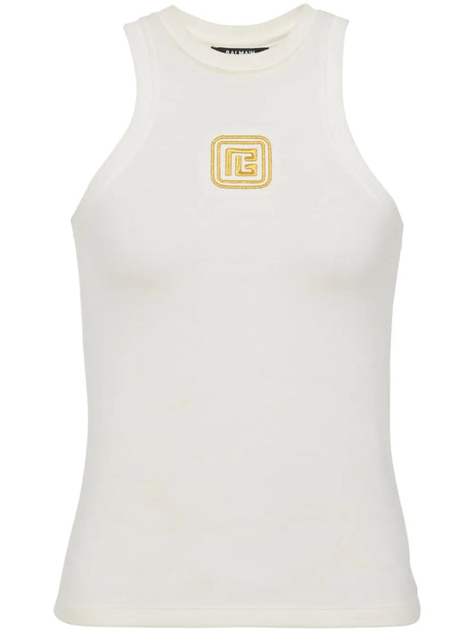 Pb-Embroidered Tank Top