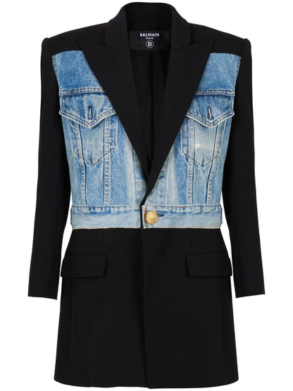 Panelled Blazer