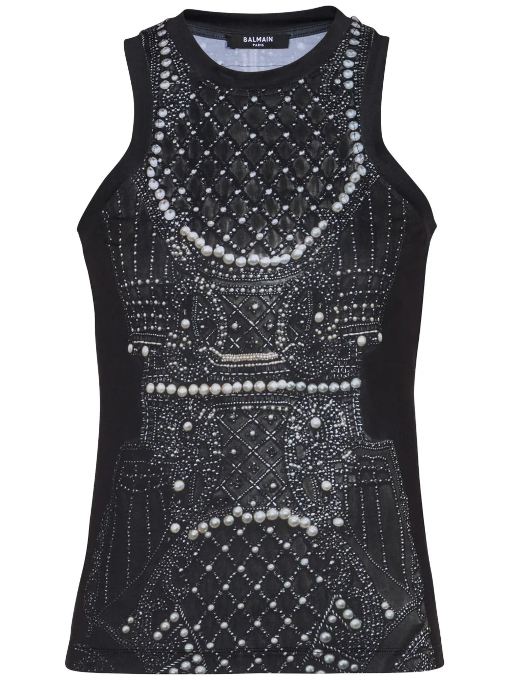 Embroidery-Print Tank Top