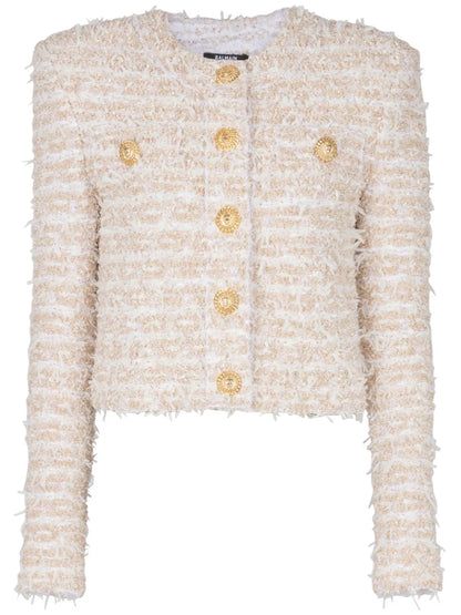 Cropped Tweed Jacket