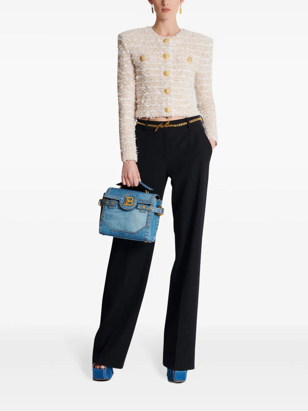 Cropped Tweed Jacket