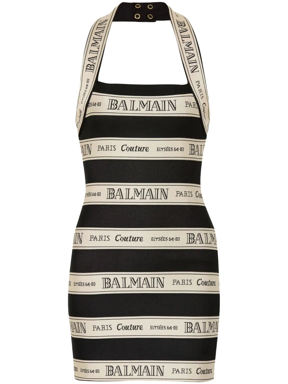 Logo-Jacquard Mini Dress