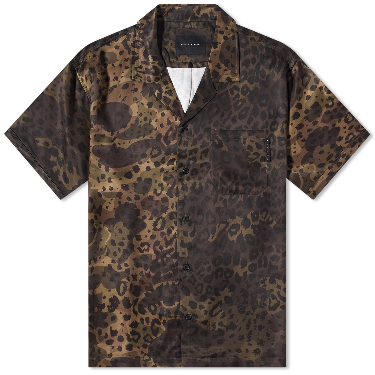 STAMPD Dual Camo Camp Collar Vacation Shirt