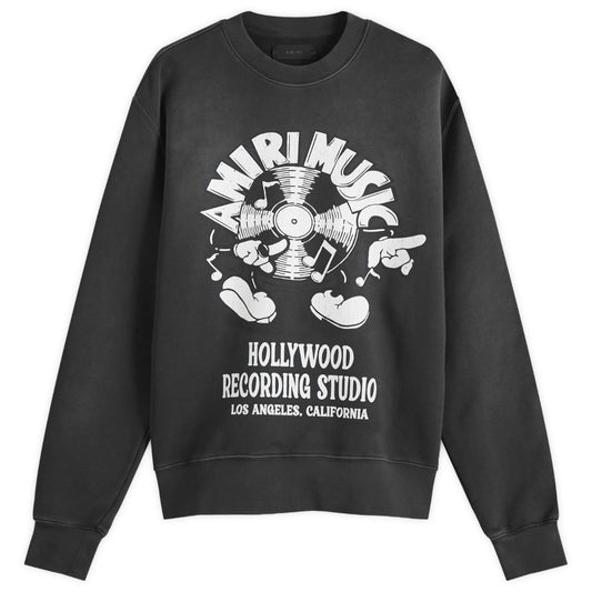 Music Record Crewneck Sweatshirt