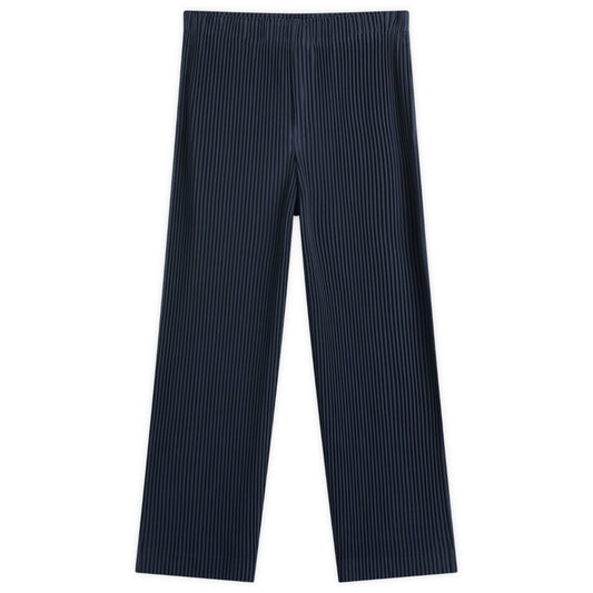 Pleated Straight Trousers