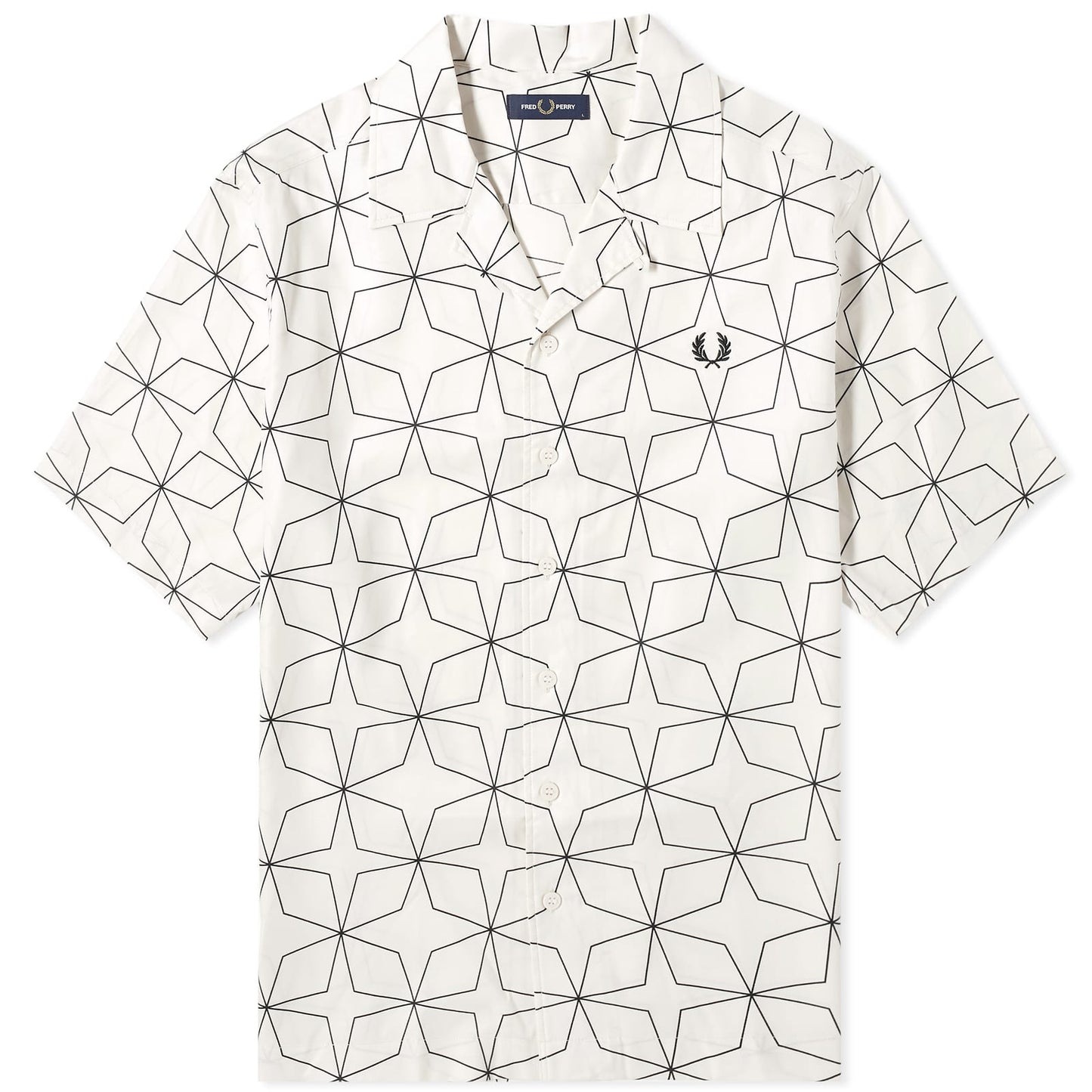 Geometric Short Sleeve Vacation Shirt