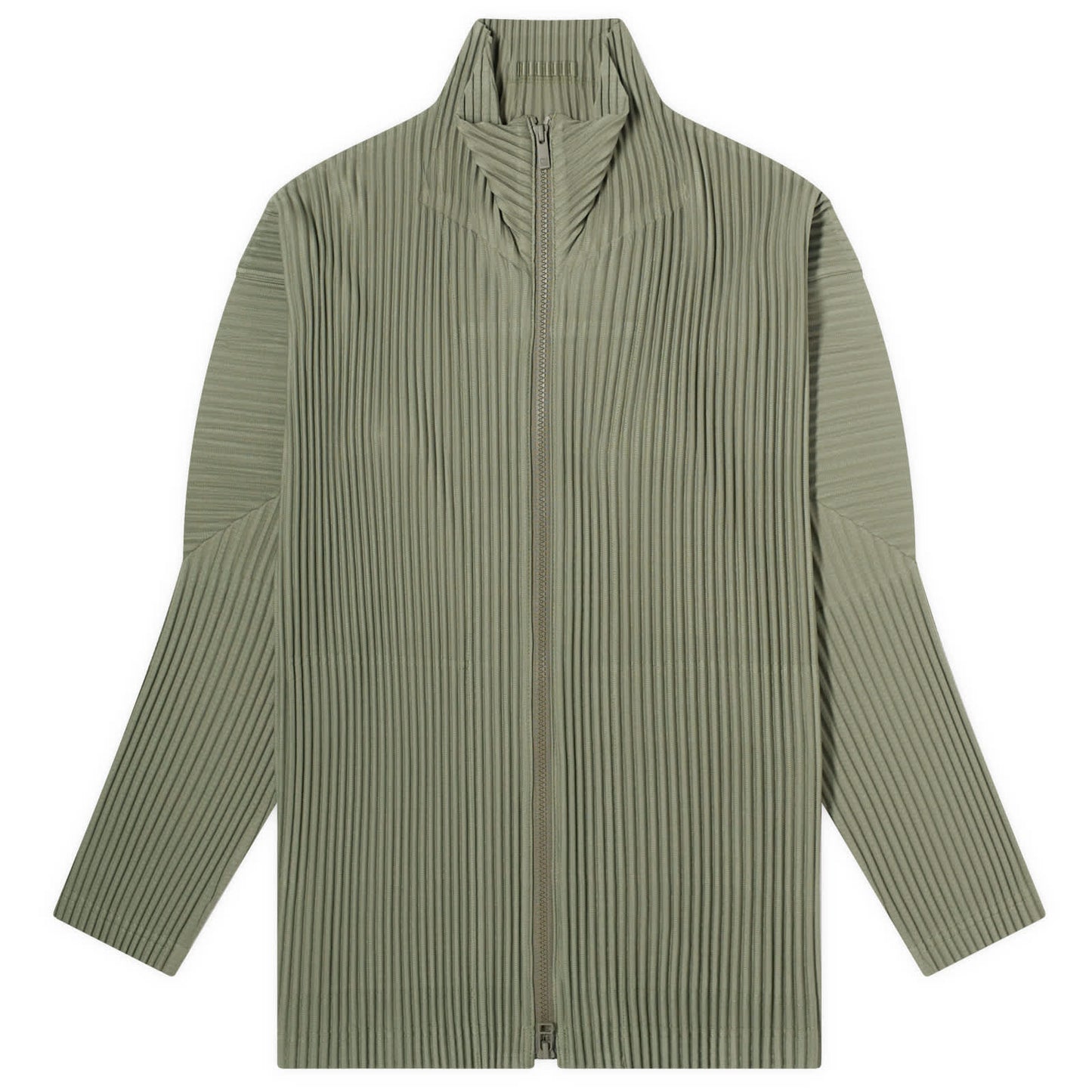 Pleated Zip Jacket