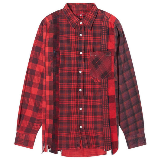 7 Cuts Over Dyed Flannel Shirt