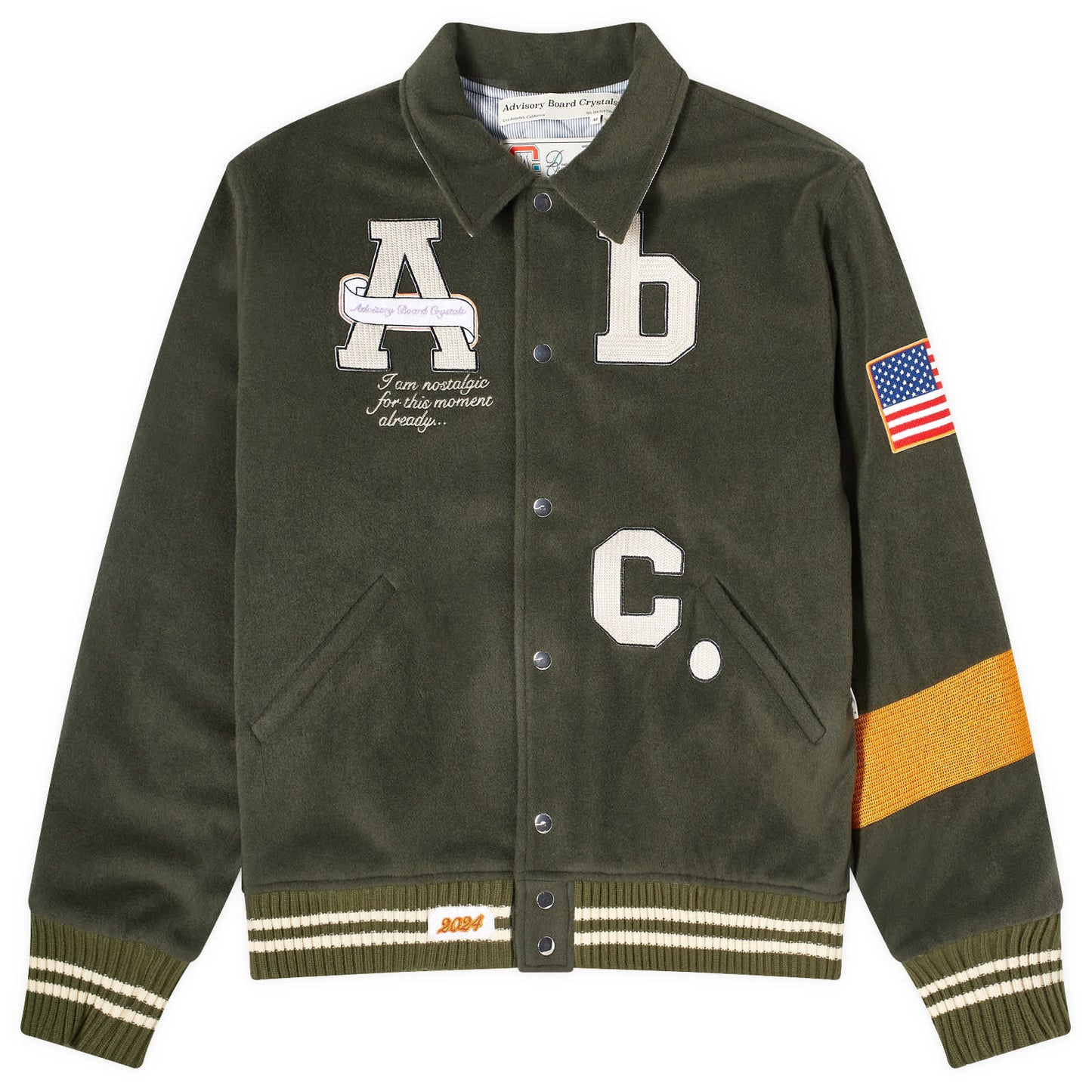 Wool Blanket Varsity Jacket