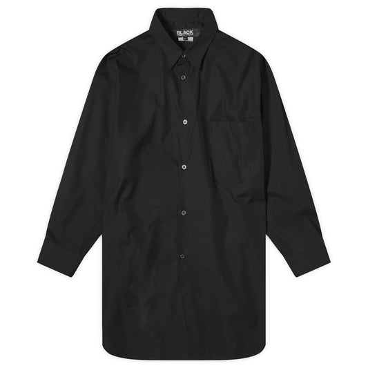 Satin Blend Panel Shirt