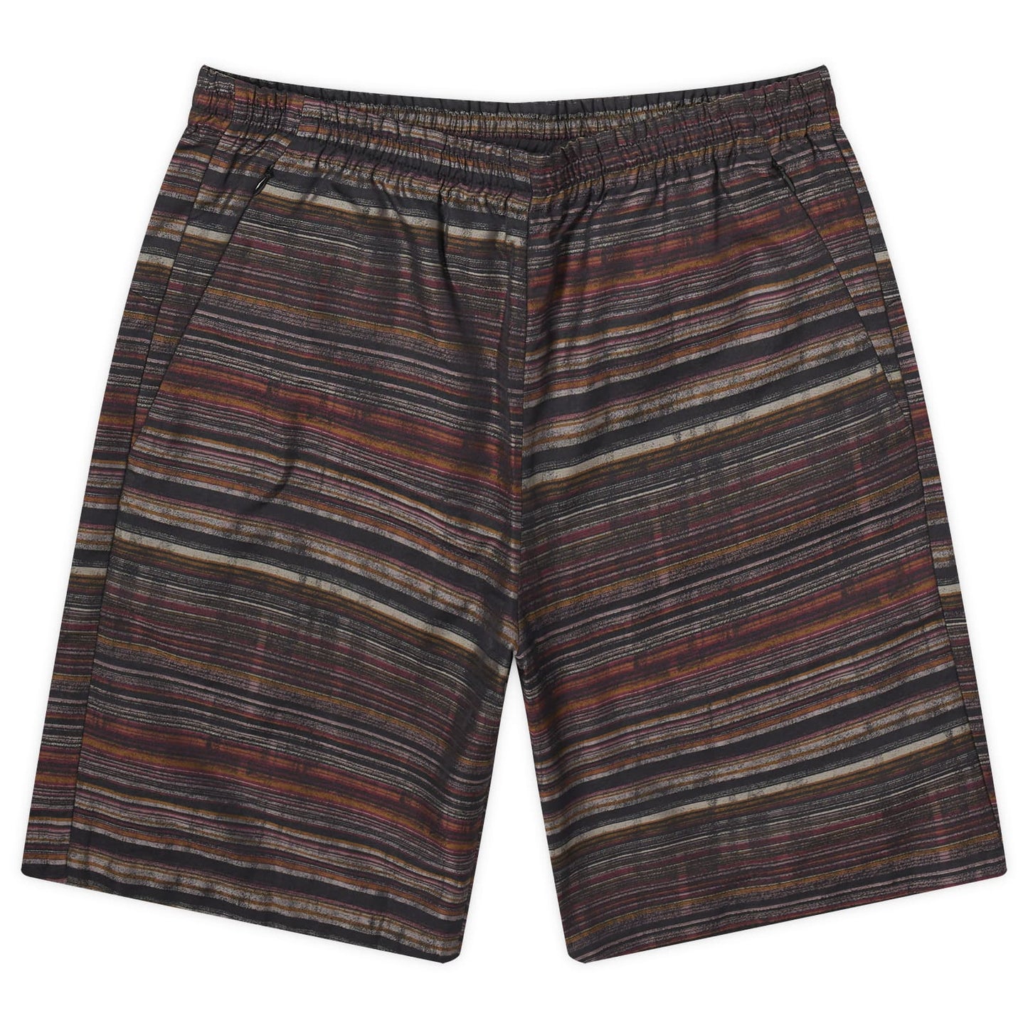 Multi Stripe Basketball Short