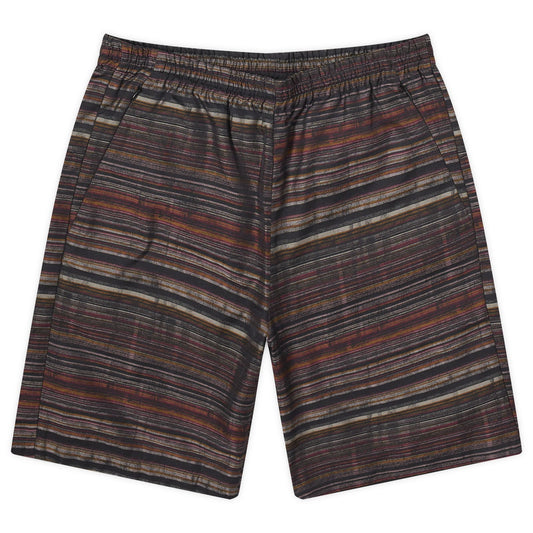Multi Stripe Basketball Short