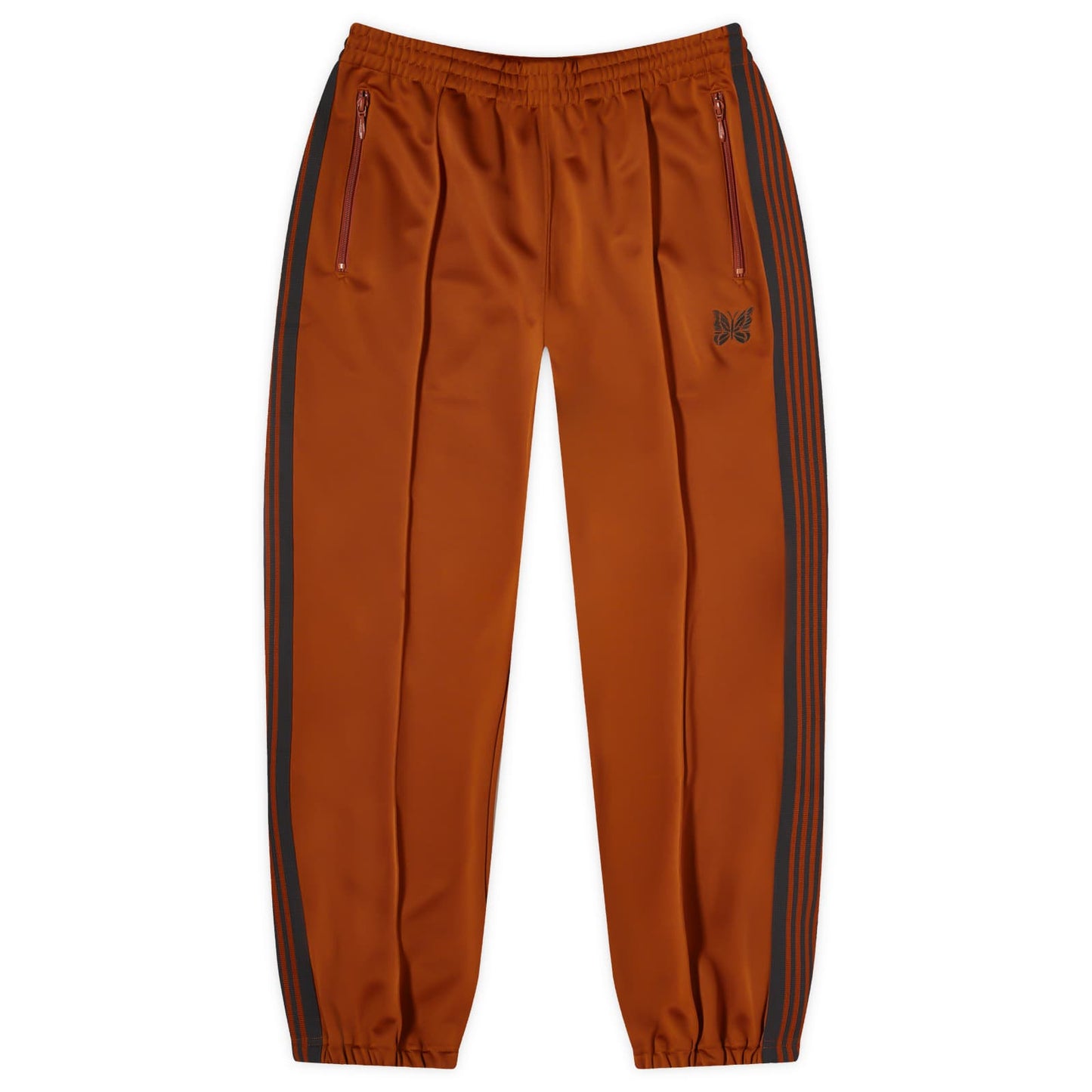 Poly Smooth Zipped Track Pants