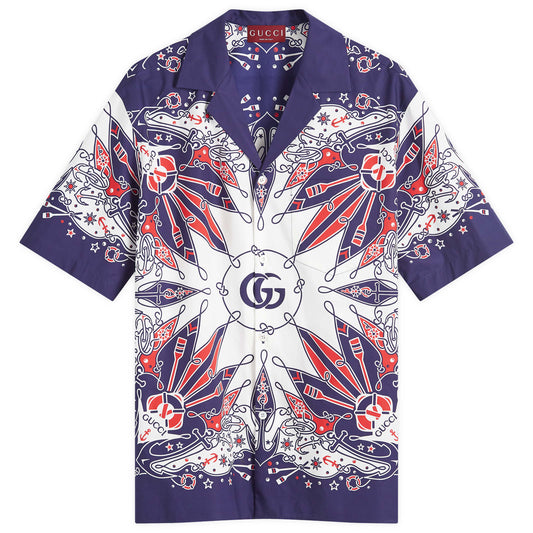 Bandana Print Vacation Shirt