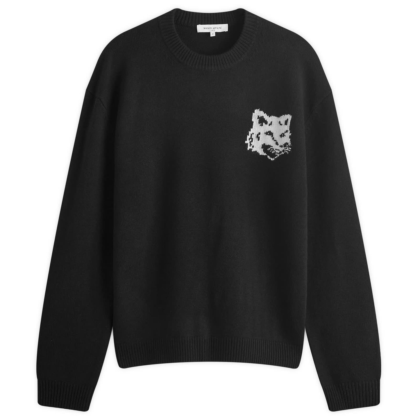 Fox Head Intarsia Comfort Crew Neck Jumper