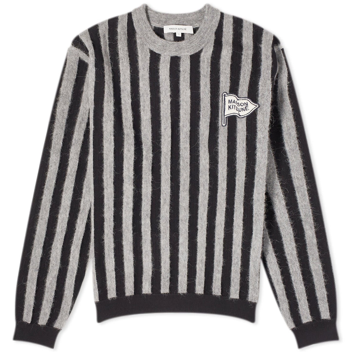Flag Logo Intarsia Stripe Knit