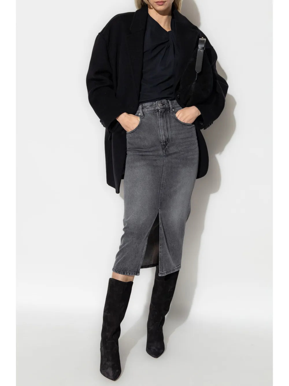 Campbelle Single-Breasted Coat
