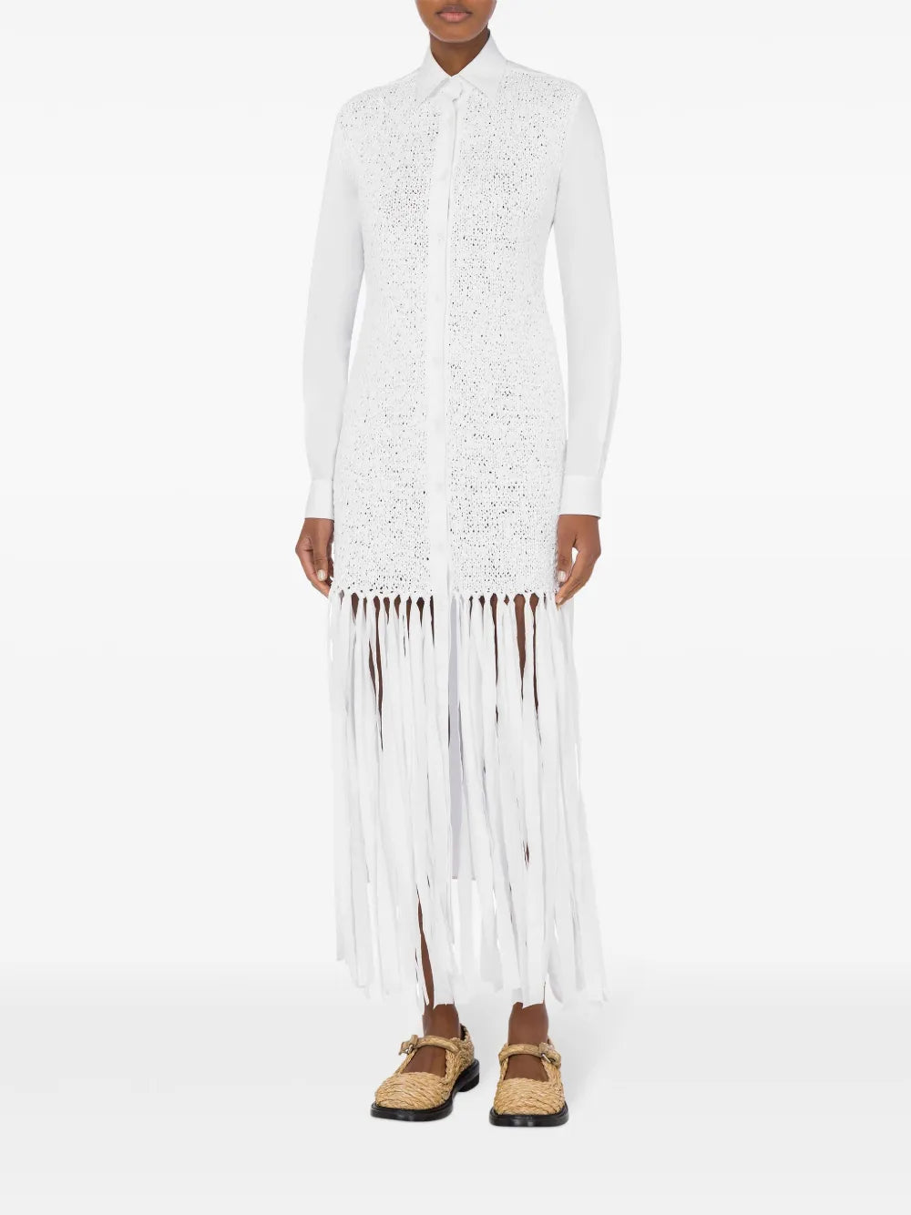 Fringed Maxi Dress