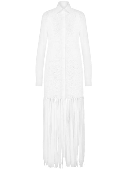 Fringed Maxi Dress
