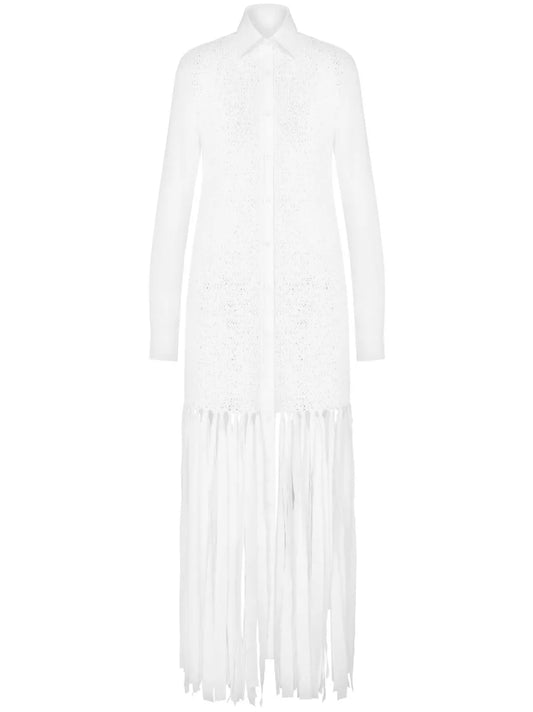 Fringed Maxi Dress